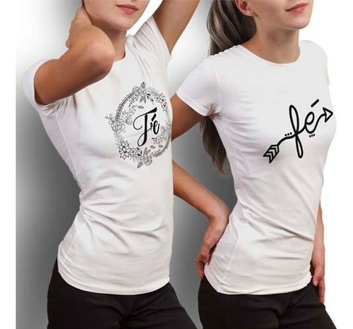 Artes Prontas Sublimação Camisetas Fé Editáveis Mockups