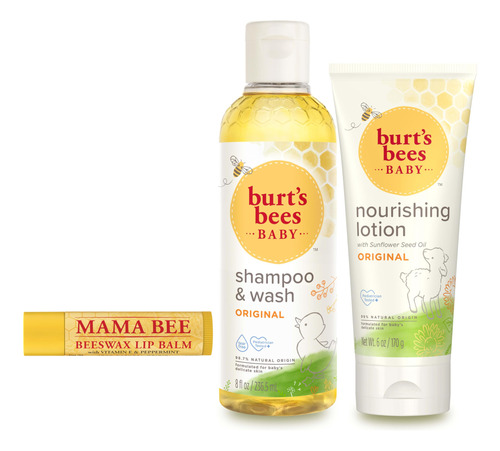 Set De Regalo Para Bebés Y Mamás De Burt's Bees: Momentos Al