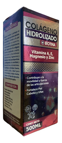 Colágeno Hidrolizado + Biotina - mL a $72