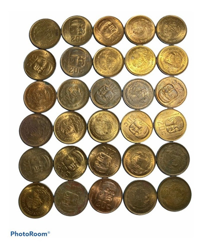  Monedas De 50 Centavos (30 Piezas)