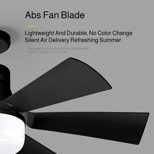 Q Fan Lamps And Lanterns Small With Remote 30w Black