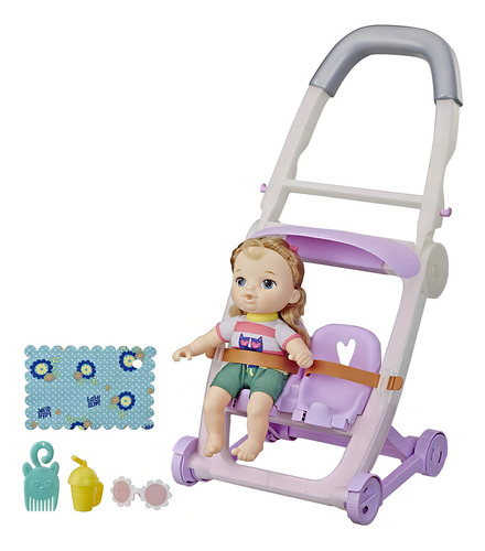 Baby Alive Little Tikes Carriola Stroller Color Rosa Claro