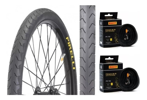 Par Pneu Pirelli Phantom 700x38 Serve Em Aro 29 + 2 Câmaras