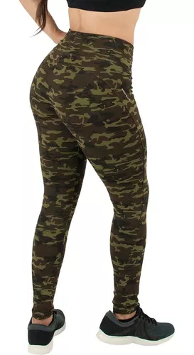 Malla Camuflaje Leginss Camuflaje Gym Fitness Deporte