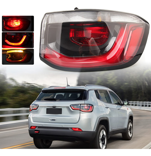 Clidr Luz Trasera Exterior Para Jeep Compass Indicadora Blub