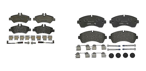 Set Completo Balatas Mercedes-benz V250 2.0l L4 17-19 Brembo