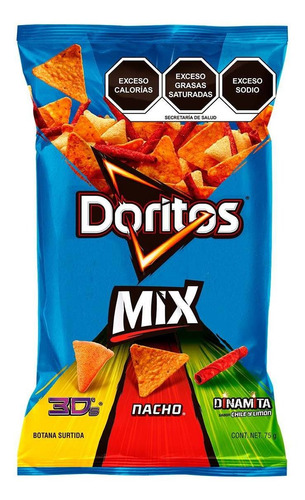 Botana Sabritas Doritos Mix 75g