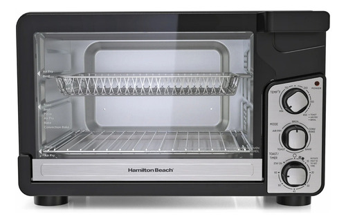 Horno Tostador Hamilton Beach Xl Con Air Fry, 1750 W Negro