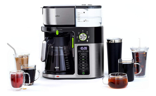 Cafetera Programable Braun Kf9150bk Multiservicio 7 Niveles Negro
