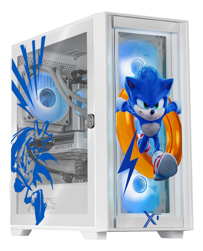 Xtreme Pc Gaming Geforce Rtx 5060 Ti Amd Ryzen 9 7900x Ddr5 32gb Ssd 1tb Sistema Liquido Wifi Sonic Ring White