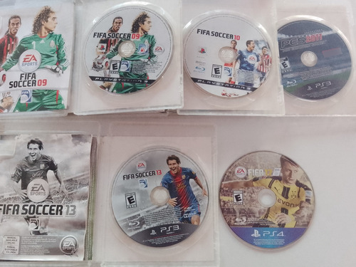 Lote De Juegos De Ps3 - Fifa Y Pes (Usado)