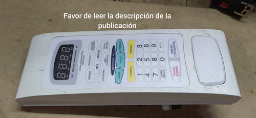 Teclado Completo Para Horno De Microondas Daewoo Kor-131h0a (Usado)