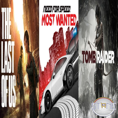 Imagen 1 de 1 de The Last Of Us +  Need For Speed Most Wanted  + T Raider Ps3