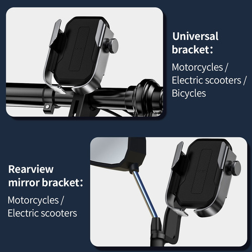 Soporte Celular Armor Aluminio Bicicleta Moto Gps Baseus