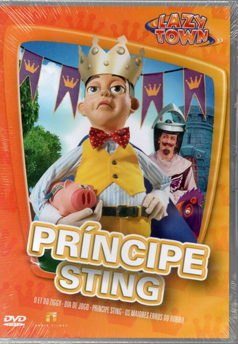Lazy Town Dvd Principe Sting Novo Lacrado