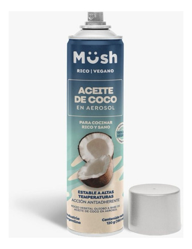 Aceite En Aerosol De Coco  Mush