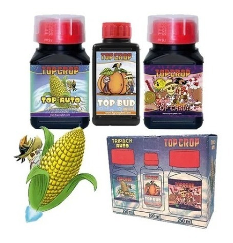 Imagen 2 de 2 de Kit Fertilizante Top Crop Tripack Auto Floración Candy Bud