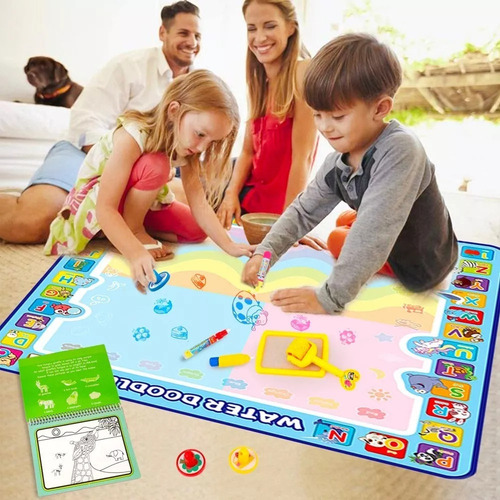 Y1m Diseño Acuático, Pizarra, Alfombra Mágica Para Niños,