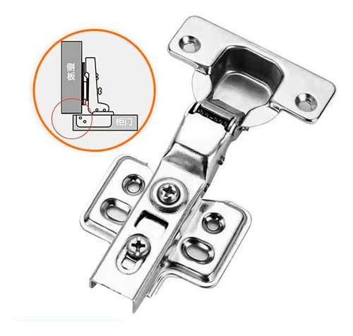 Bisagra Codo 9 Cazoleta 35mm Mueble X14 Unidades