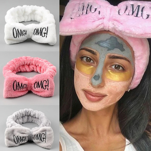 Paquete 50 Diademas Omg Cabello Maquillaje Rutina Belleza Color A Liso