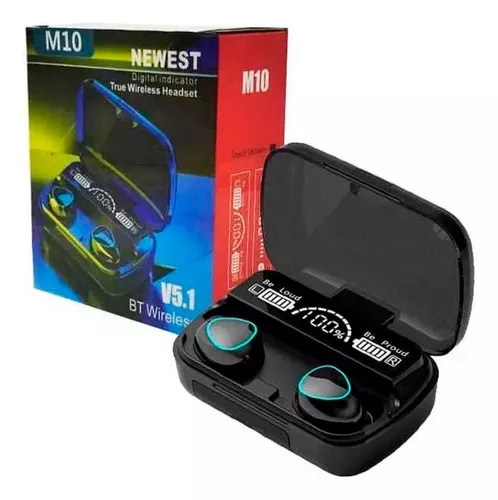 Auriculares Bluetooth TWS M10 - Black - CD Market Argentina - Venta en  Argentina de Consolas, Videojuegos, Gadgets, y Merchandising