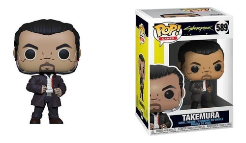 Boneco Funko Pop Games Cyberpunk 2077 Takemura 589