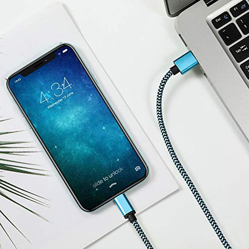Cable Micro Usb 15ft Carga Rápida 3a - Nylon Duradero -