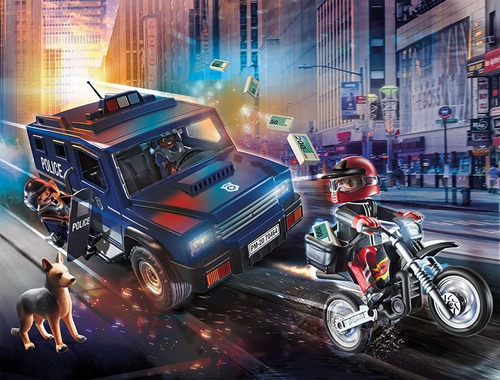 Playmobil Police Action Persecución A Alta Velocidad Policía