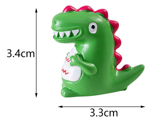 Mini Figuras De Dinosaurios, Decoración De Maceta De Resina