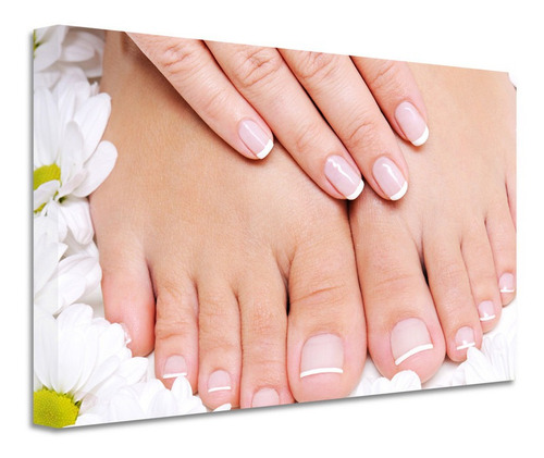 Cuadro Podología Pedicure Canvas Grueso Cdl15 60x40