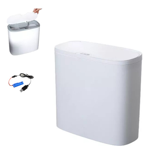 Cubo De Basura De Cocina Automático Usb De 17 Litros Para Ba