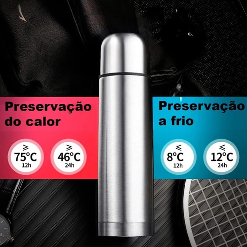 Botella Térmica De Acero Inoxidable De 500 Ml - Botella