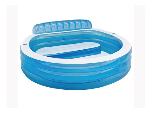 Pileta De Lona Piscina Inflable Intex Con Sillón 224x216x76 