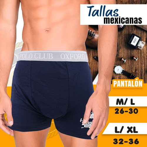 Imagen 3 de 9 de Set 12 Pcs Boxer Caballero Oxford Polo Club Original Opn-006