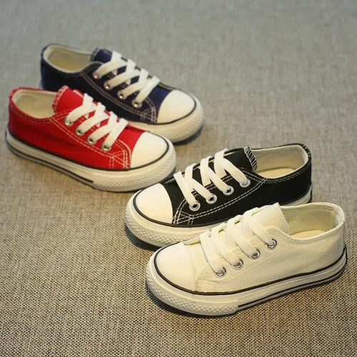 Zapatos De Lona Para Niños, Zapatillas Informales Y Modernas