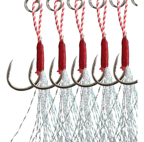 D Anzuelos De Asistencia De Pesca Jig Assist Glow Hook Slow