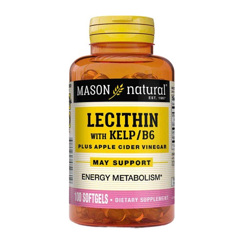 Lecitina Kelp B6 Plus Apple Cider Vinegar 100softgels