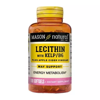 Lecitina Kelp B6 Plus Apple Cider Vinegar 100softgels