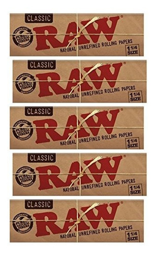 Tubo Y-o Papel Para Armar Papel De Liar Raw Classic 1.25 5 P