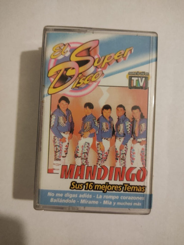 Cassette El Super Disco Mandingo Sus 16 Mejores Temas