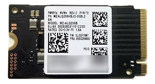 Imagen 1 de 2 de Disco Duro Ssd M.2 256gb Nvme 2242 Computer214