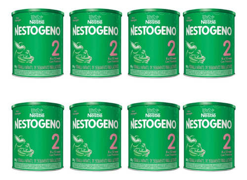 Kit Nestogeno 2 Nestlé (8 Latas De 800g)