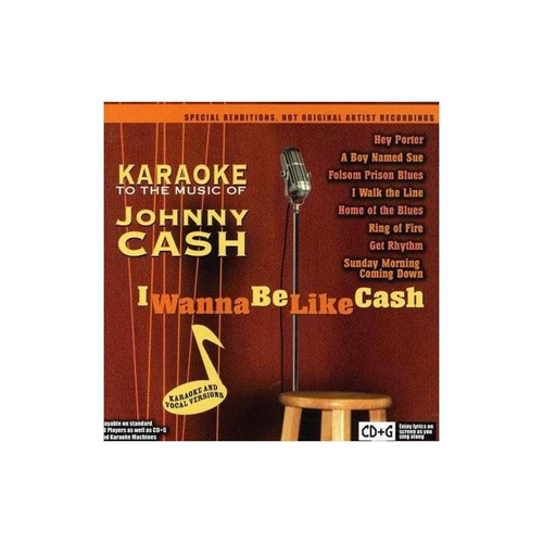 Karaoke Karaoke Music Of Johnny Cash I Wanna Be Like Cash Cd