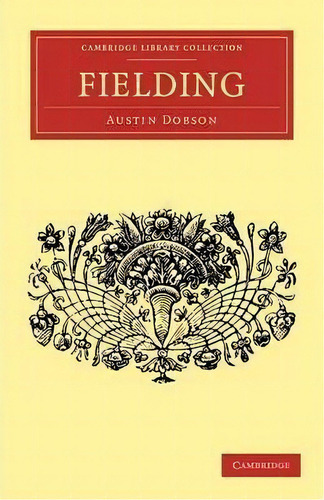 English Men Of Letters 39 Volume Set: Fielding, De Austin Dobson. Editorial Cambridge University Press, Tapa Blanda En Inglés