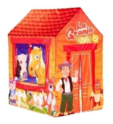 Imagen 9 de 10 de Carpa Casita Tipi Infantil Granja De Zenon Pelotero Plaza