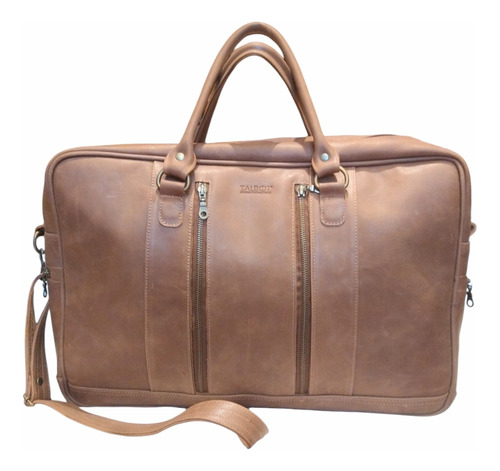 Bolso Cuero Mujer Hombre Viaje Talbot Ac65s