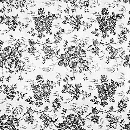 1 x Blanco Y Negro Flor Toile Contacto Papel 1,4 m By 18 en 