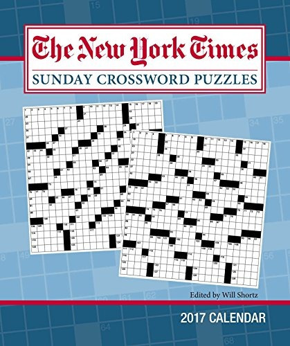 The New York Times Sunday Crosswords 2017 Weekly Planner Cal