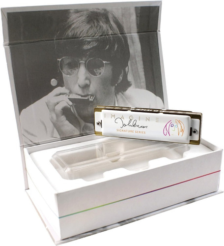 Armónica Única De Colección Hohner John Lennon Signature