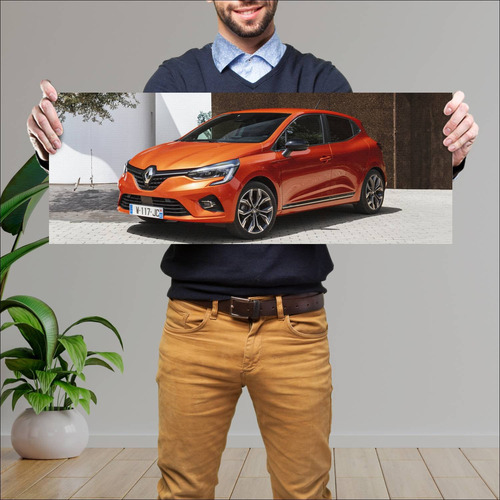 Cuadro 30x80cm Auto 2019 Renault Clio Auto 164